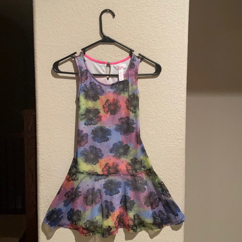 Justice Multicolored Sunflower Dress